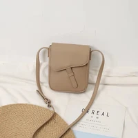 new womens shoulder bag vertical square mini flip messenger bag advanced sense retro versatile mobile phone change portable bag