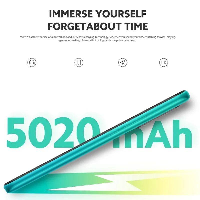 Глобальная версия Xiaomi Redmi 9 4 Гб RAM 64 ГБ ROM мобильный телефон Helio G80 13MP + 8MP камера 6 53