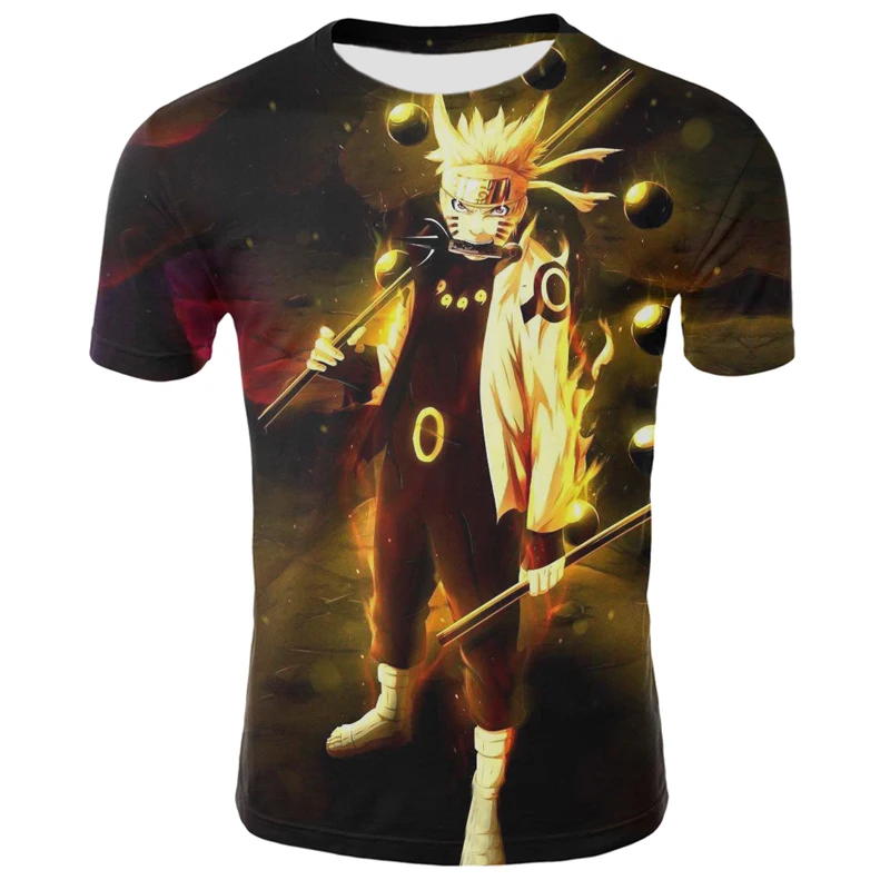 2019 Аниме Наруто Саске футболка 3D принт элемент мультипликационного персонажа