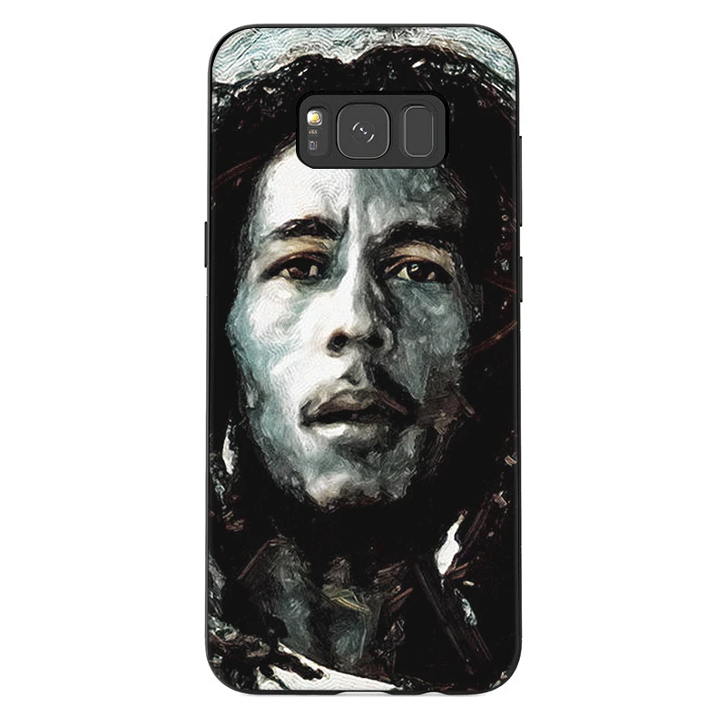 Чехол для телефона для samsung J6 A70 A60 A50 A40 A20 A30 A10 A7 A6 A5 A3 A8 A9 чехол от bob marleys раста Лев регги "сделай сам"
