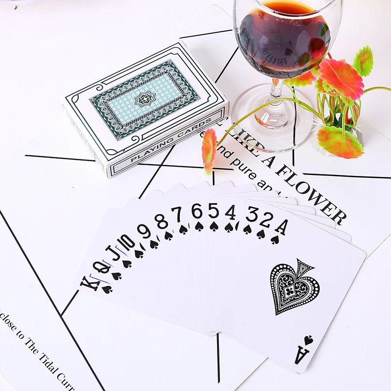 Бумажная коллекция игральных карт набор покерных игрушки для детей взрослых