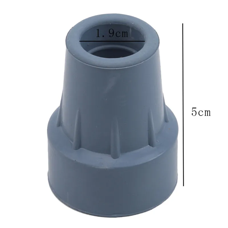

1pc 19mm Rubber Trekking Pole Cap Walking Stick Crutch Ferrule Non-slip Foot Cover For Trekking Pole Cane Crutch Chairs