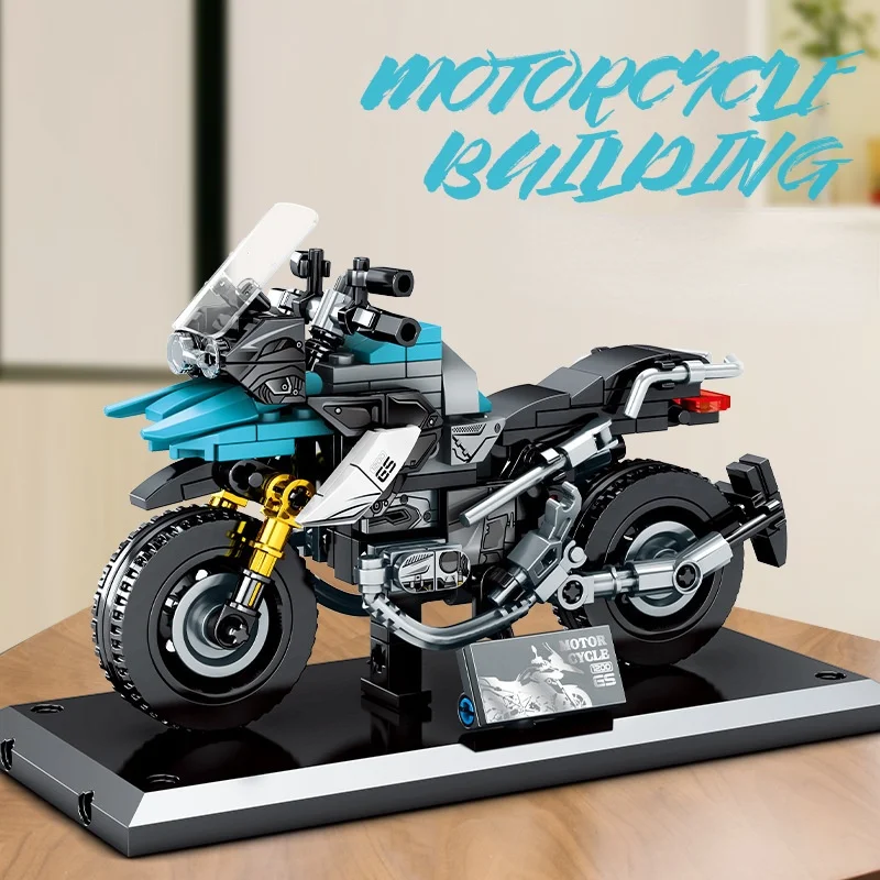 Конструктор игрушечный конструктор модель мотоцикла демонстрационная опорная