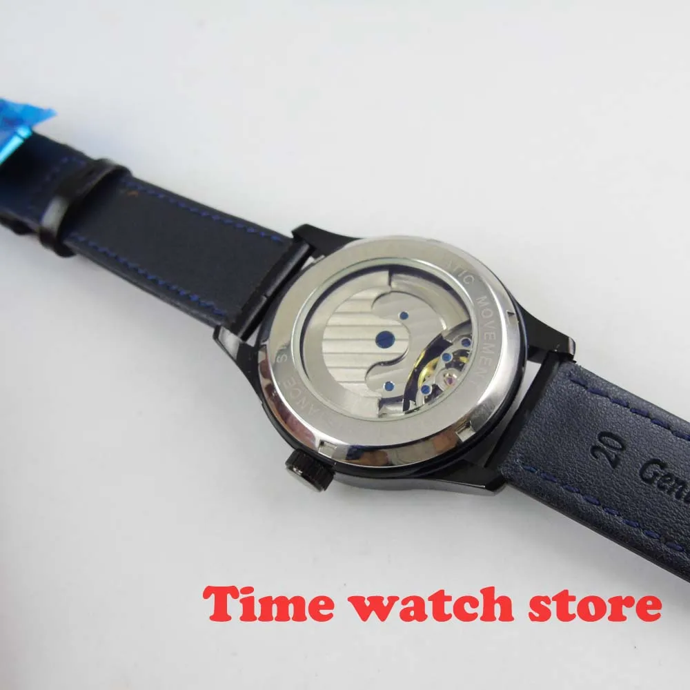 Новинка 2019 41 мм мужские часы с pvd покрытием золотые серебряные водонепроницаемые