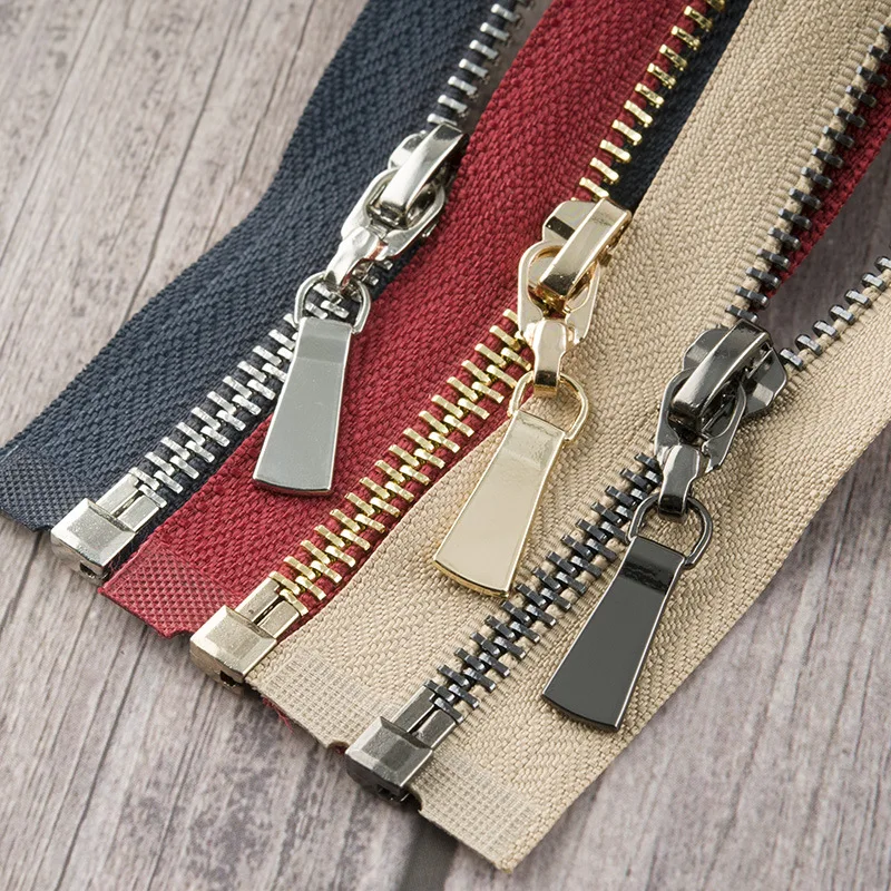 Meetee 1 шт. 85 см 5 # металлическая молния открытый конец самоблокирующийся пуховик на
