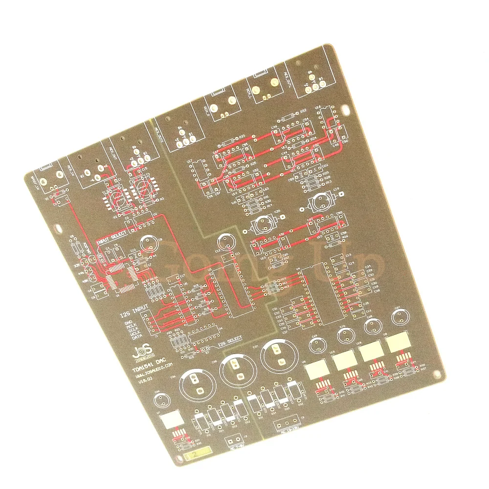 TDA1541 DAC декодер PCB пустая плата