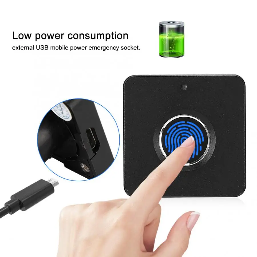 Biometric Fingerprint Lock Anti Theft Keyless Panel for Home Office Drawer Cabinet Wardrobe | Безопасность и защита
