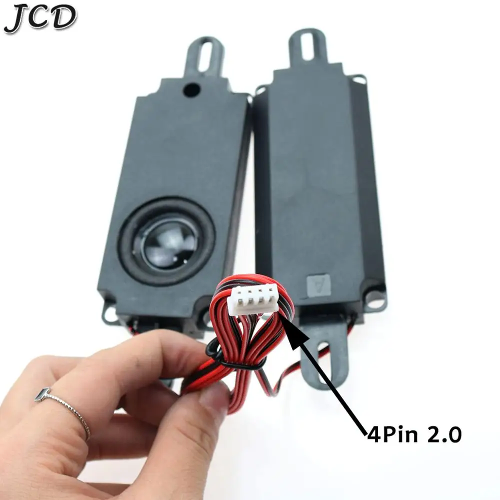 JCD 2 шт./лот 5 Вт 8 Ом 8R аудиоколонка s 10045 LED LCD TV колонка Двойная диафрагма бас 10x4 5x2 см
