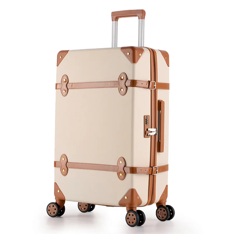 

Password box luggage trolley case Retro Macaron Simple and stylish Portable Waterproof and wear-resistant Stain resistant
