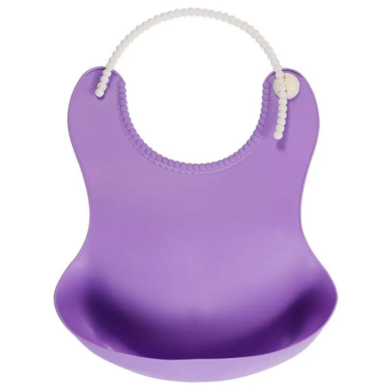 

New Baby Bib Adjustable Feeding Waterproof Saliva Dripping Bibs Soft Edible Silicone Saliva Towel Dropshipping
