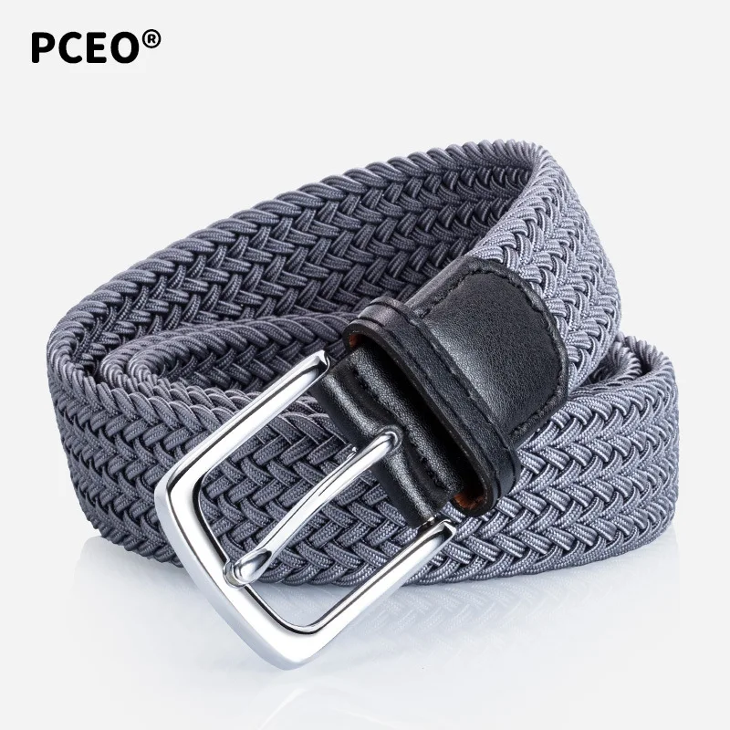

Belt Men's Leather Automatic Buckle Belts For Young People Simple High-end Leather Pants Belts For Men And Women PD1