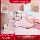 Ковер с геометрическим рисунком, с цветочным украшением, разноцветный, нескользящий, для гостиной, для спальни, гостиной