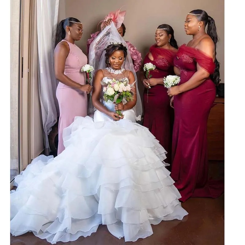 

Женское кружевное свадебное платье It's yiiya, белое винтажное платье с юбкой годе и кружевной аппликацией на лето 2022