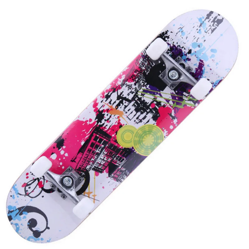 Скейтборд для взрослых и детей скейтборд с двойным рокером уличных танцев