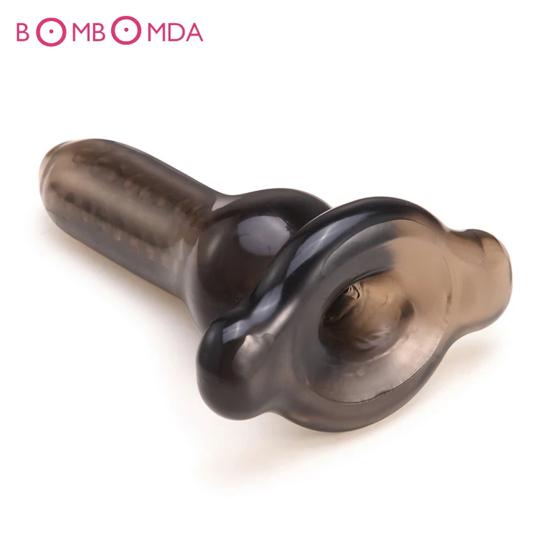 Анальная пробка фаллоимитатор удлинитель пениса многоразовый презерватив О2 |