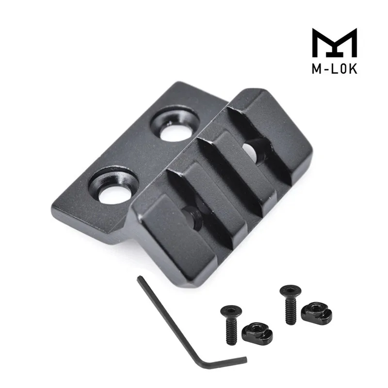 

Mlok 45 Degree Offset 3slot 5slot Picatinny Rail Mount for Tactical Hunting Accessories