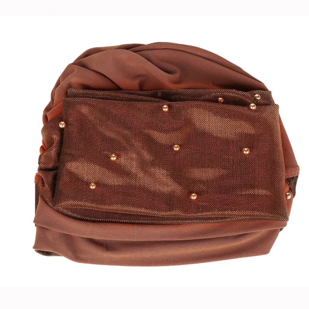 Мусульманский головной платок мусульманский женский тюрбан с бисером