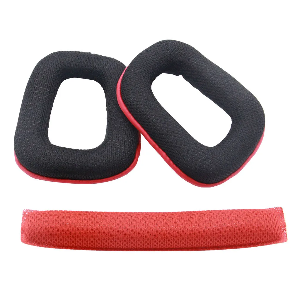 

Replacement Ear Pads Headband Pad Cushion For Logitech G930 Headphones Headsets