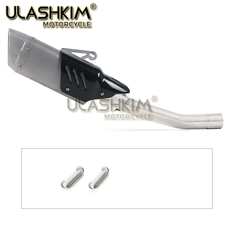 Глушитель выхлопной трубы мотоцикла с полной системой среднего соединения для