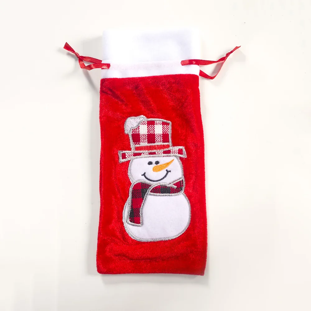 2020 рождественские упаковки для вина большой свитер на бутылку бутылки