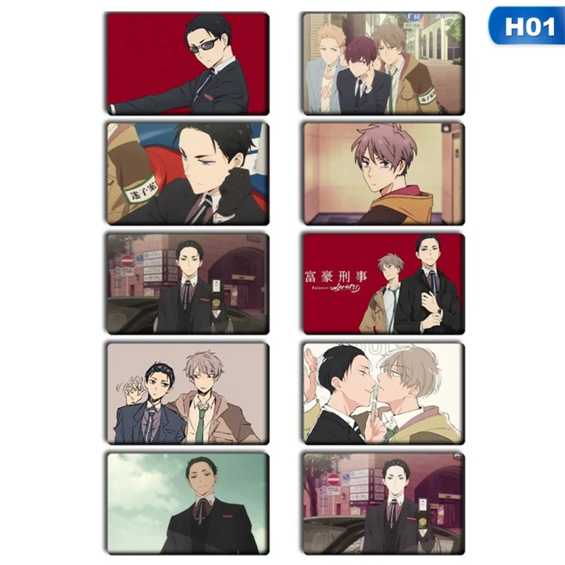 

10pcs/set Anime BALANCE: UNLIMITED Kanbe Daisuke PET Postcard Collection Card Greeting Card Birthday Letter Gift Card Sticker