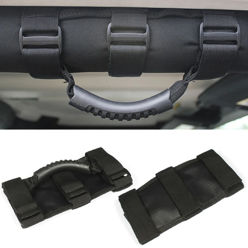 

Rear Seat Grab Handle Grip For Jeep Wrangler JK TJ For Toyota Land Cruiser FJ Suzuki Car Truck Interior Roof Door Handlebar