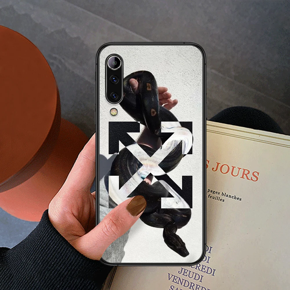 

Fashion Mona Lisa White Phone Case For Xiaomi Mi Note 10 A3 9 MAX 3 A2 8 9 Lite Pro Ultra black Funda Painting Cell Soft Bumper