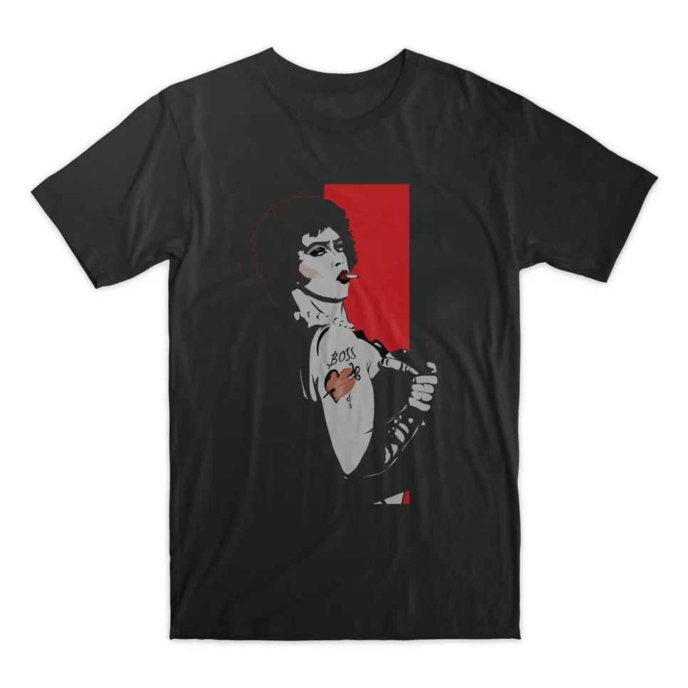 Dr Frank N Furter футболка Рокки ужас фото шоу фильм музыкальный 3 взрослых Повседневная