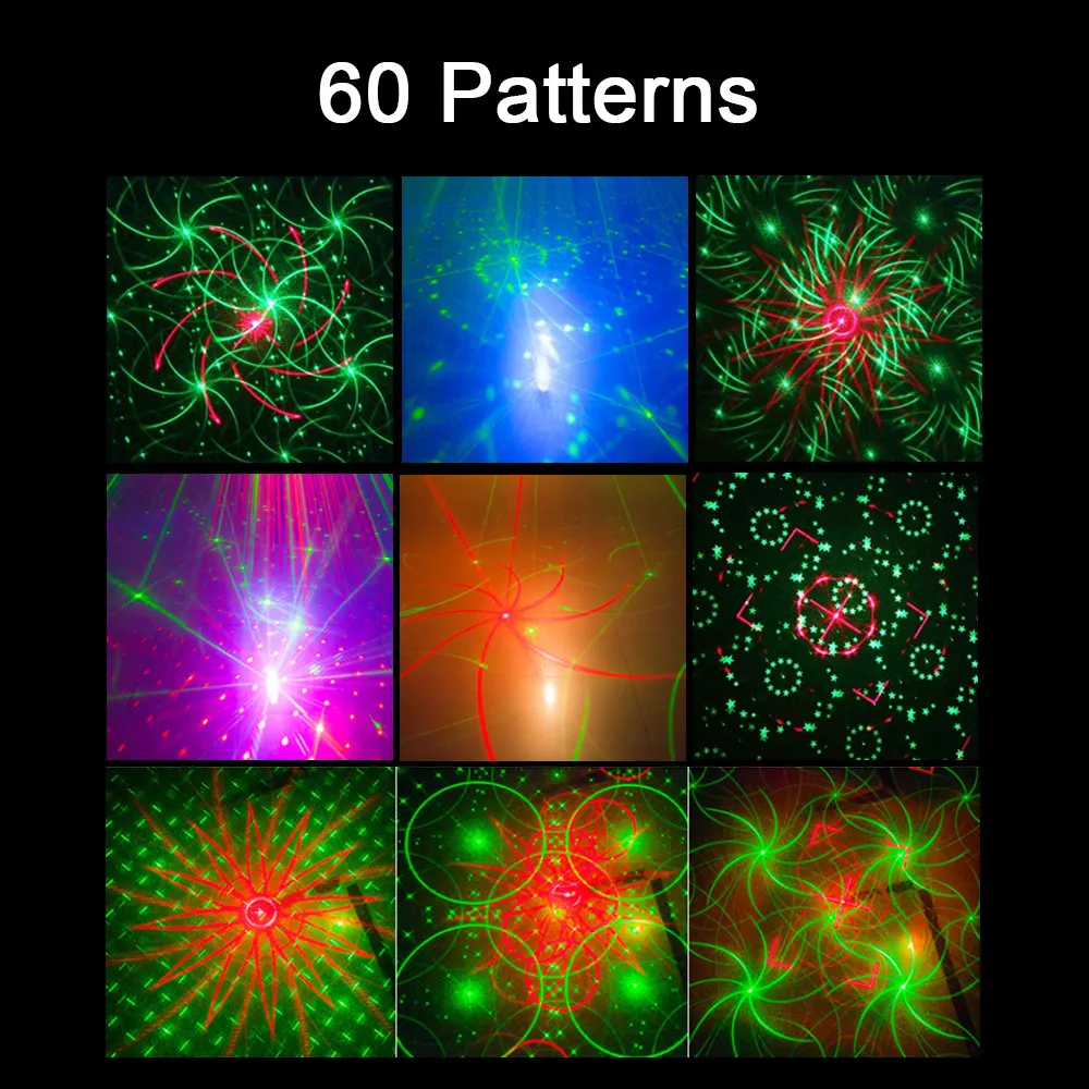 Пульт дистанционного управления мини RGB диско светильник USB Перезаряжаемые