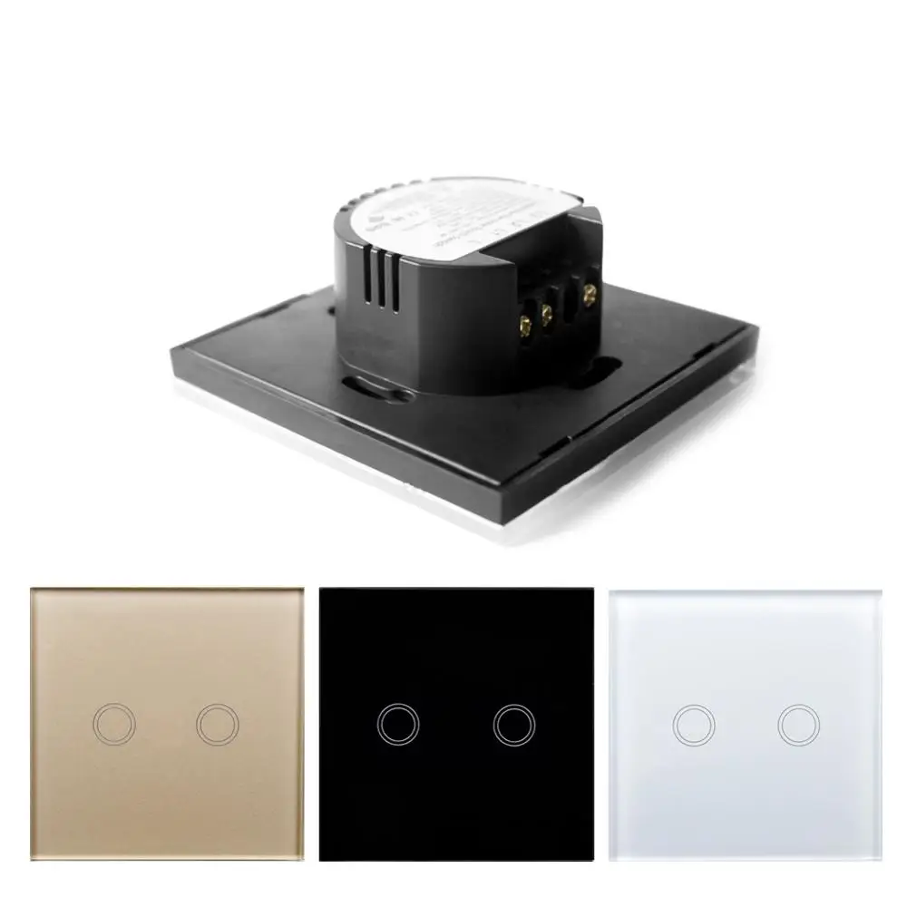 Практичный 220 В стандарт ЕС роскошная стеклянная панель Домашний Светильник