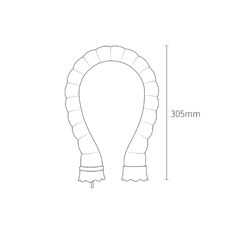 

Youpin 710ml U-Shape Hot Water Bag Silicone Bottle Neck Hand Warmer Heater Knitted Cover Water Storage Bags Keep Warm For Winter