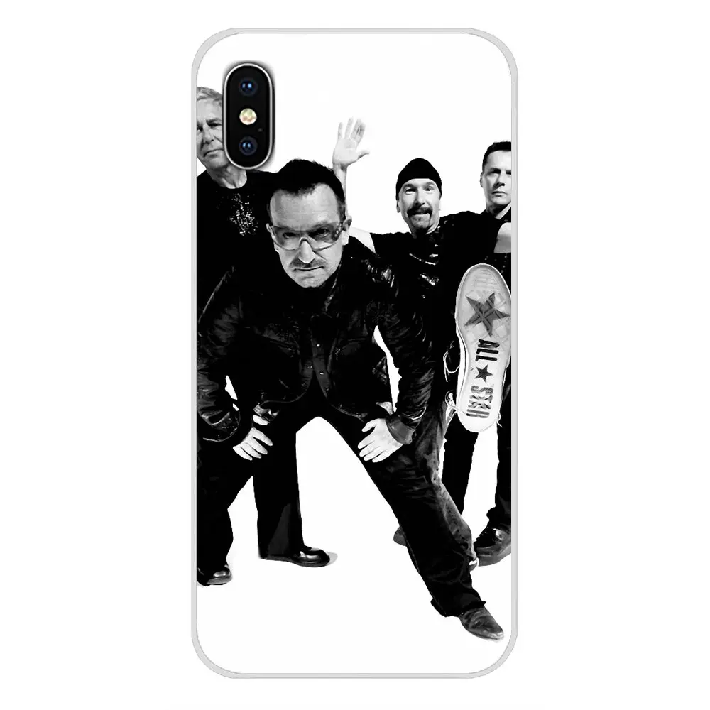 Аксессуары для телефонов Чехлы Apple iPhone X XR XS 11Pro MAX 4S 5S 5C SE 6S 7 8 Plus ipod touch 5 6 U2 Rock Band |