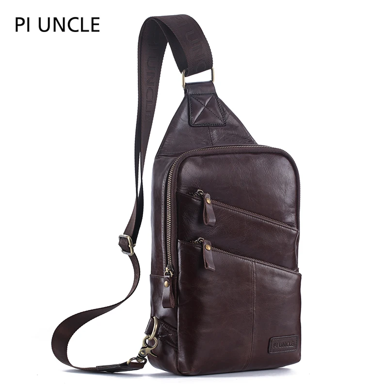 Сумка на плечо PI UNCLENew из натуральной кожи Повседневная Мягкая сумочка-слинг