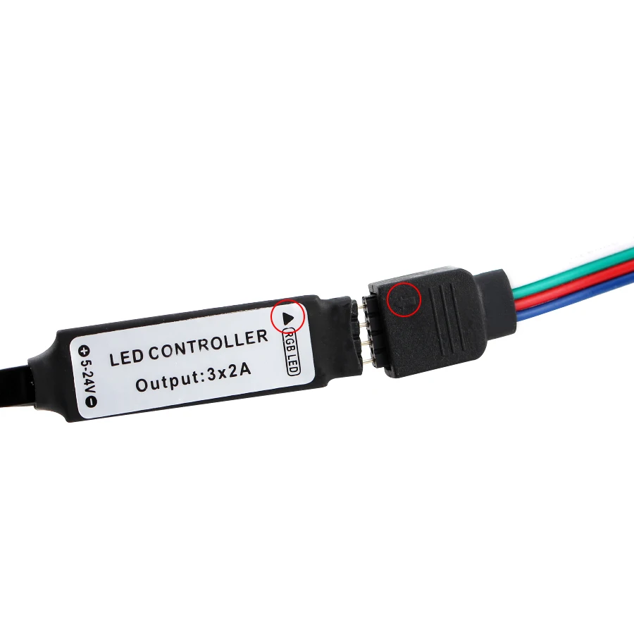 5 в RGB контроллер DC Светодиодный светильник полоса RF пульт дистанционного