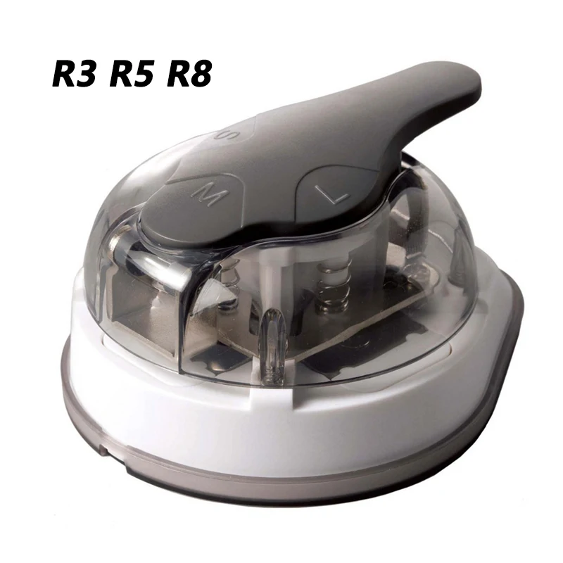 

KW-TRIO 3 в 1 угловой дырокол R3/R4/R5/R7/R8/R10 мм