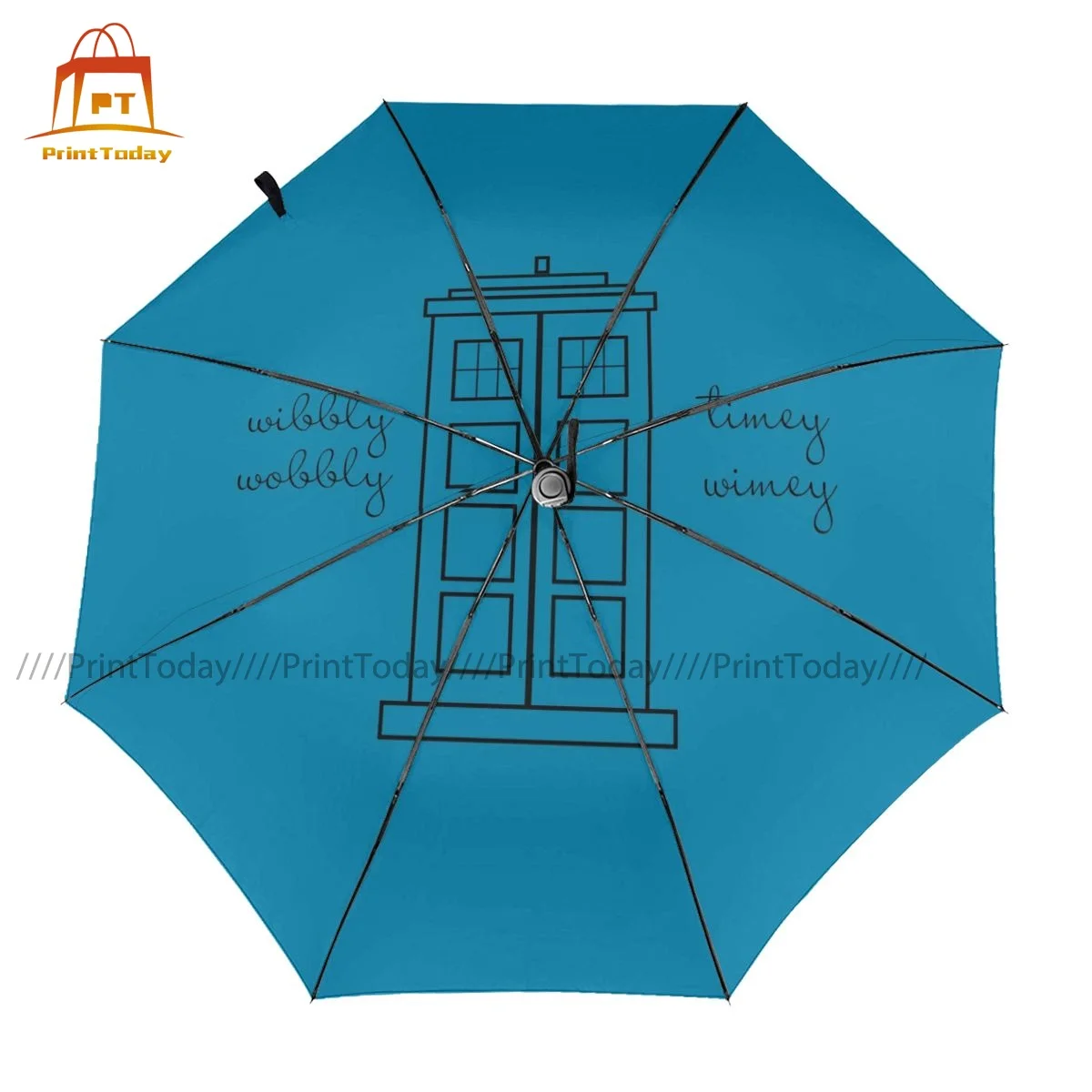 

Doctor Who Umbrella Windproof Backpack Umbrella Cool Automatic Painting Portable Umbrella