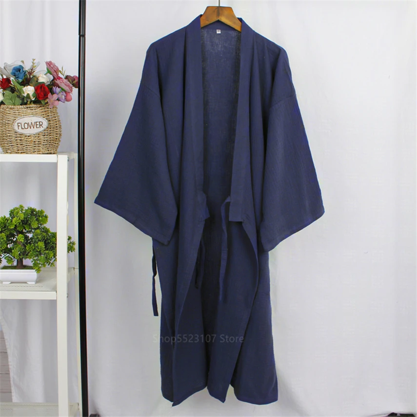 Пижама Kiimoono хлопковая в традиционном японском стиле для взрослых женщин мужчин