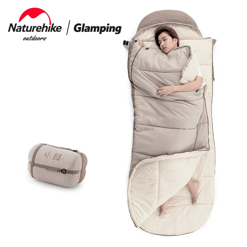 

Naturehike Outdoor Sleeping Bag Camping Tent Cotton Sleeping Bag Autumn Winter Thickened Down Cotton Sleeping Bag B180 B300 B400