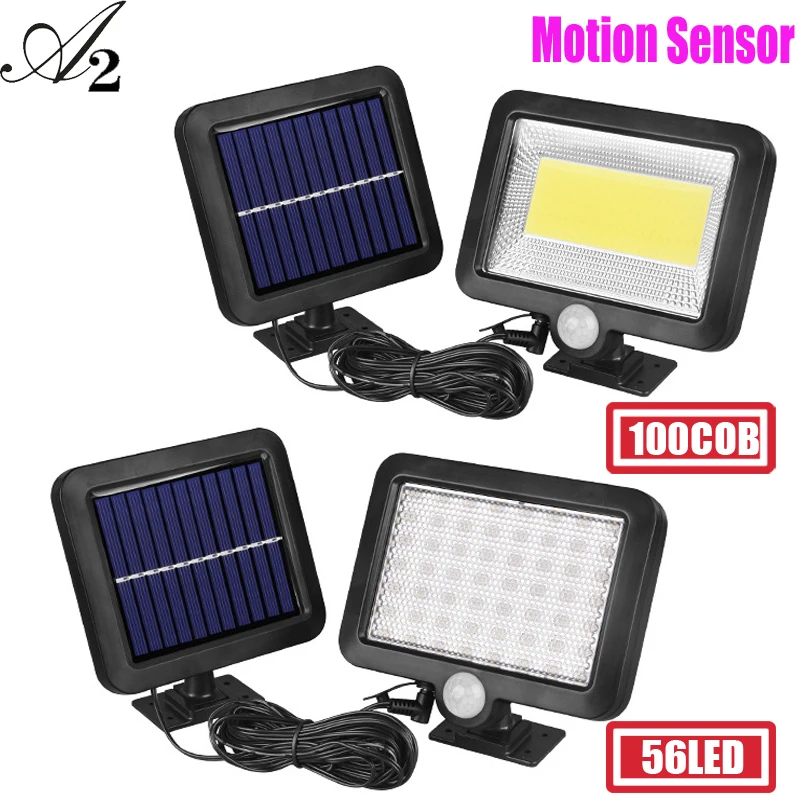 Светодиодный ночник A2 на солнечной батарее настенный садовый светильник с COB