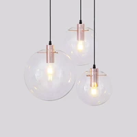 nordic modern minimalist glass ball pendant lamp single head restaurant bar pendant lightclothing store bar lamp