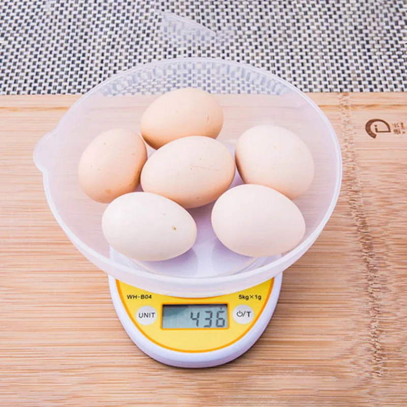 Принимает массу весом до 5 кг/1g Горячие ЖК-дисплей цифровые весы для Кухня Еда
