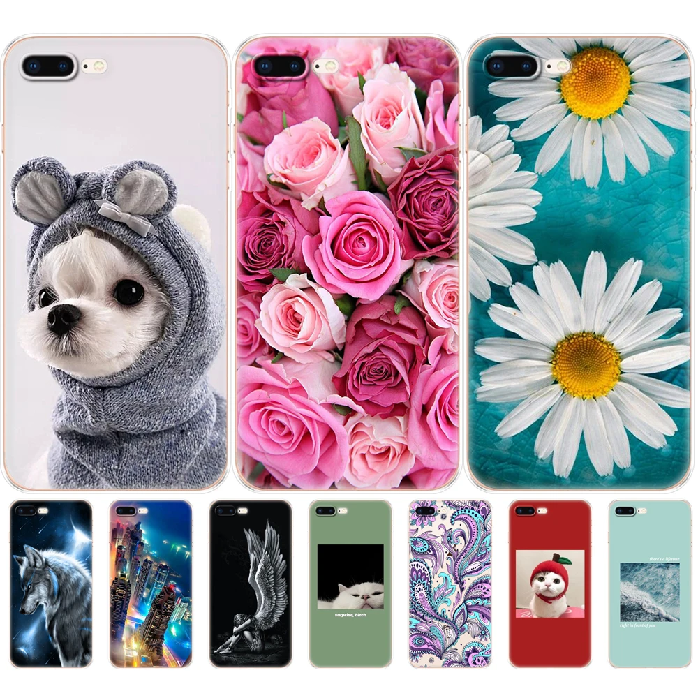 Силиконовый мягкий чехол из ТПУ для IPhone 8 IPhone8 с полной 360 защитой задняя крышка apple