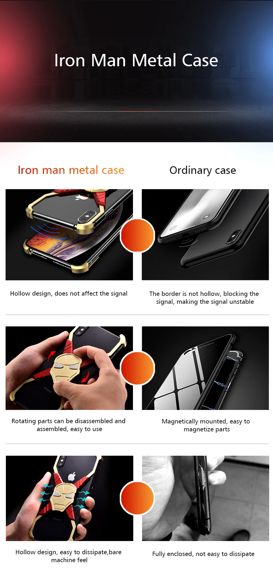 RIron Man дизайнерский металлический чехол для Iphone X XS чехол персональный металлический бампер чехол для Iphone XS Max анти-шок и противоударный чехол