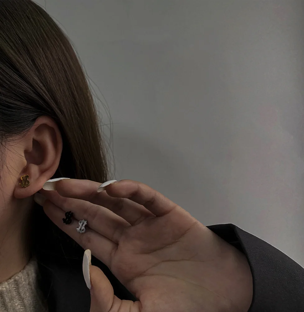 Серьги-гвоздики в стиле хип-хоп | Украшения и аксессуары