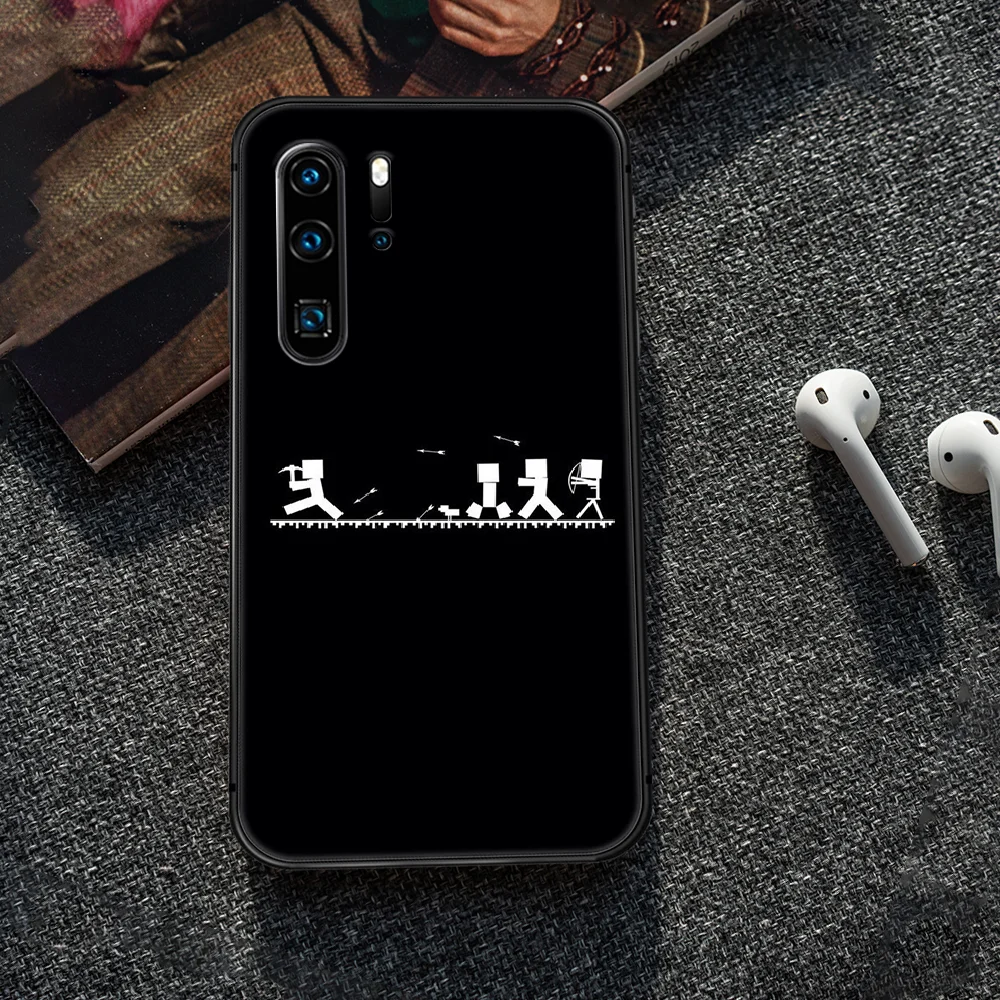 

MINI world Sandbox Phone Case For Huawei P Mate 10 20 30 40 Lite Pro smart Z 2019 nova 5t black Bumper Soft Etui Fashion Shell