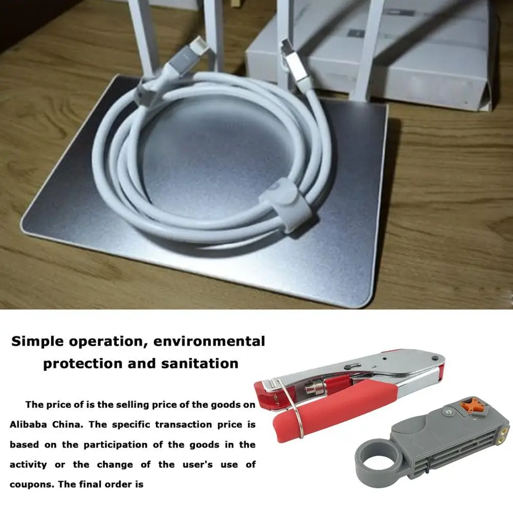 

F head squeeze tool coaxial cable stripper multi-function coaxial tool set video cable installation tool