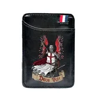 Цифровая печать двойка, Рыцарь тамплиер, кожаные Волшебные кошельки, модные мужские и женские Зажимы для денег, кошелек, тонкий держатель для наличных