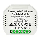 12 кнопочный DIY Миниатюрный светодиодный Wi-Fi диммер, модуль дистанционного управления Tuya, 1 способ, умный светильник ключатель света с регулируемой яркостью