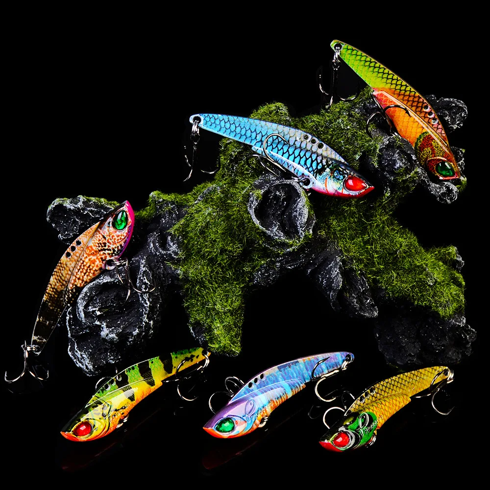

Fishing Lure60mm Bait 12g Sequin Hard Bait Metal Iron Sheet Simulation Vib Lure DW1154
