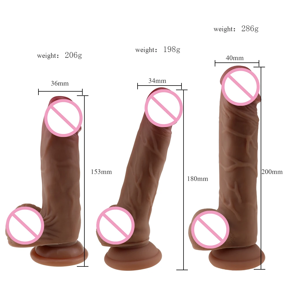 Силиконовый реалистичный фаллоимитатор с присоской хорошего качества